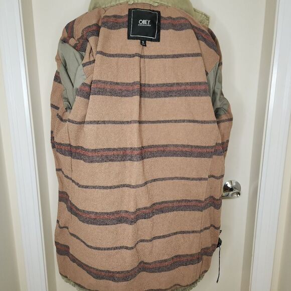 OBEY Vintage Green Cargo Jacket - Picture 14 of 16